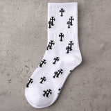 Chrome Cross Socks