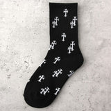 Chrome Cross Socks