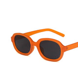 Unisex Oval Tinted Glasses