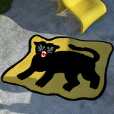 Black Cat Rug