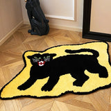 Black Cat Rug