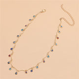 Rainbow Evil Eye Necklace Bracelet Anklet