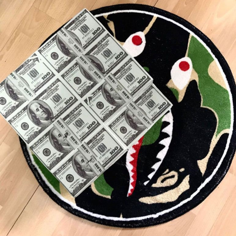 Money Table / Stool – White Market