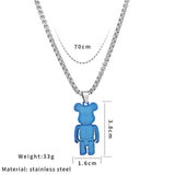 Brick Bear Necklace