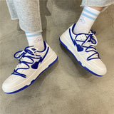 Blue Jordan Hearts Sneakers