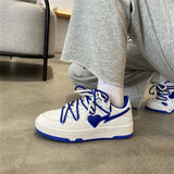 Blue Jordan Hearts Sneakers