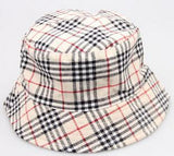 Brown Plaid Bucket Hat