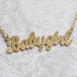 "Babygirl" Gold Necklace