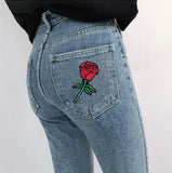 Straight Leg Rose Jean