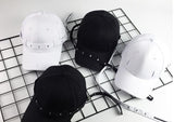 Extended Strap Canvas Baseball Cap With Buckle
