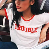 "Trouble" Tee