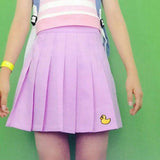 Rubber Ducky Embroidered Skirt