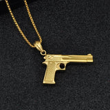 Pistol Gun Necklace