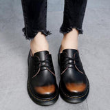 Low Cut Leather Marten Boots