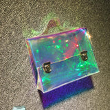 Holographic Clear Shoulder Bag