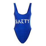 "SALTY" One Piece Swim Suit