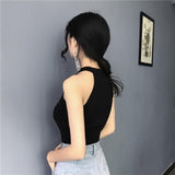 Cut Shoulder Knitted Top