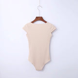 Solid Ribbed Bodysuit