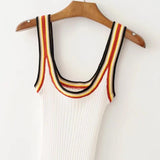 Vintage Tri Tone Knitted Body Suit