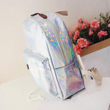 Iridescent "Cry Baby" Rainbow Backpack