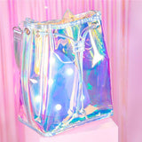 Iridescent Holographic Shoulder Bag