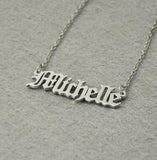 Old English Custom Necklace (12 Letters)