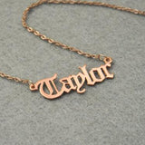 Old English Custom Necklace (12 Letters)