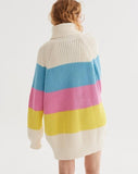 CMYK Oversized Sweater Dress