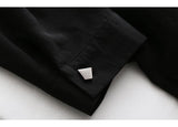 Cotton Black Long Jacket