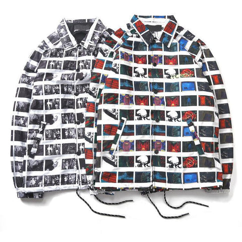 Polaroid Button Up Chelsea Jacket