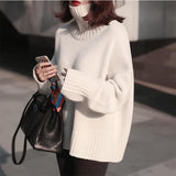 Oversized Turtleneck Knitted Sweater