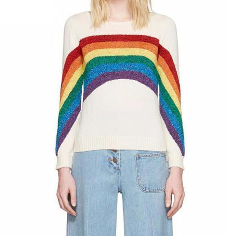 Rainbow Knitted Sweater