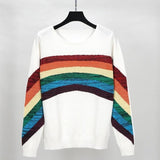 Rainbow Knitted Sweater