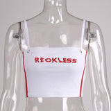 "Reckless" Strapped Top