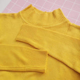 Basic Knit Mock Turtleneck Sweater