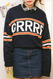 "GRRR" Knitted Sweater