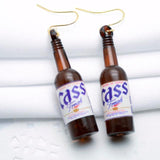 Korean Beer Bottle Earrings
