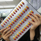 Pill Capsule Messenger Or Clutch Bag