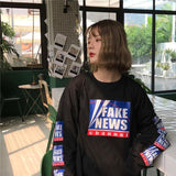 "FAKE NEWS" Long Sleeve Shirt