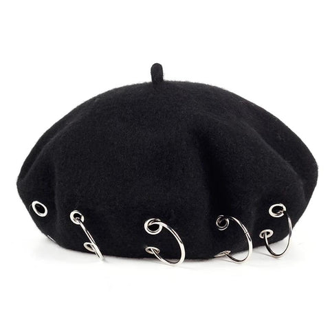 Pierced Punk Beret