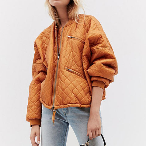 Puffy Bomber Down Jacket