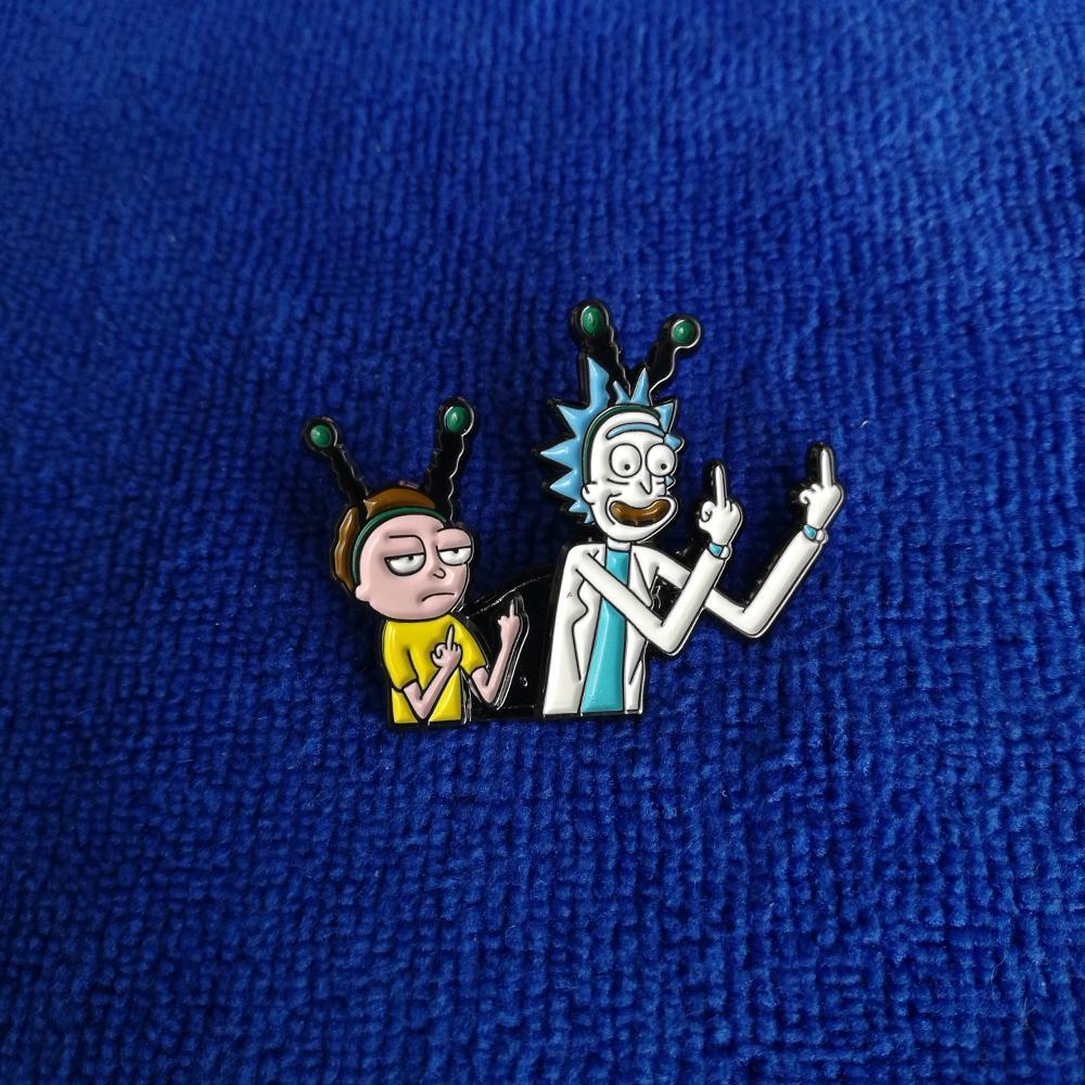 Rick and Morty Enamel Pins – White Market