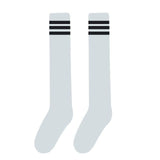Striped Varsity Thigh Socks