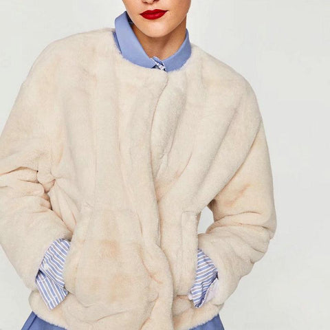 Sherpa Faux Fur Jacket