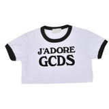 "J'Adore" Cropped Top