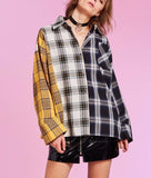 Patched Plaid Shirt