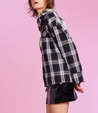 Patched Plaid Shirt