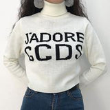 "J'Adore GCDS" Knitted Turtleneck