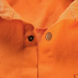 Cropped Orange Denim Jacket
