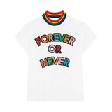"Forever or Never" Holographic Tee